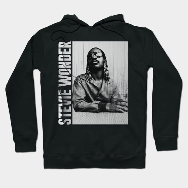 Stevie Wonder // Vintage Distressed Hoodie by Sal.Priadi